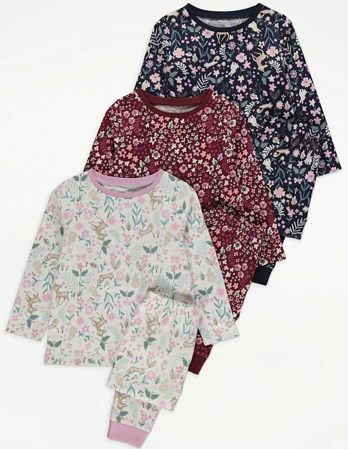 GEORGE COTTON PJ SET PACK OF 3