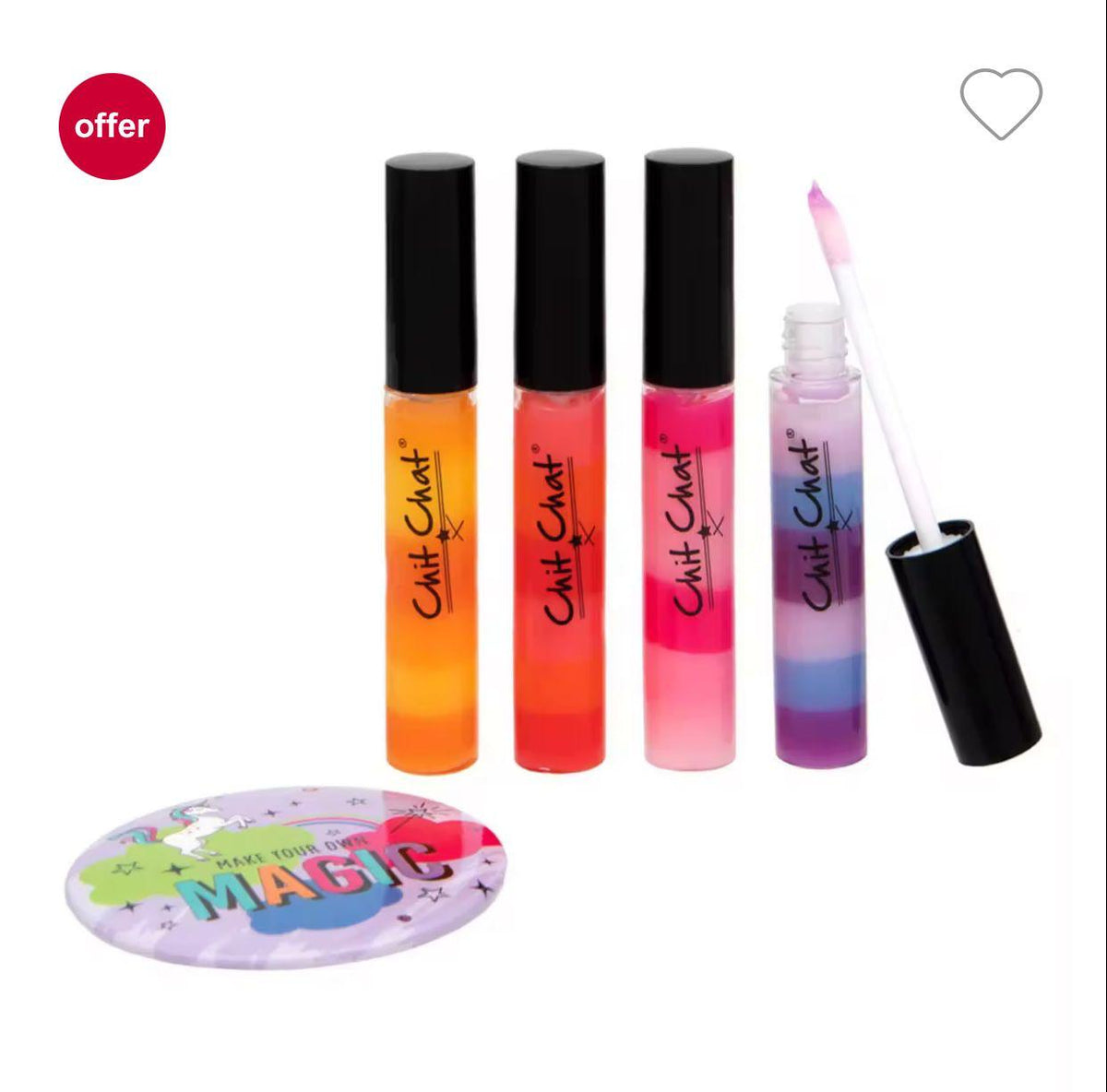 Get Glossy Chit Chat Pack Of 4