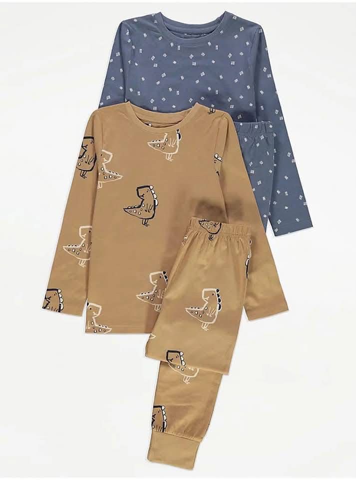 GEORGE COTTON PJ SET PACK OF 2