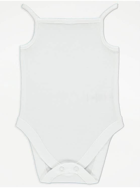 GEORGE SLEEVELESS BODYSUIT PACK OF 3