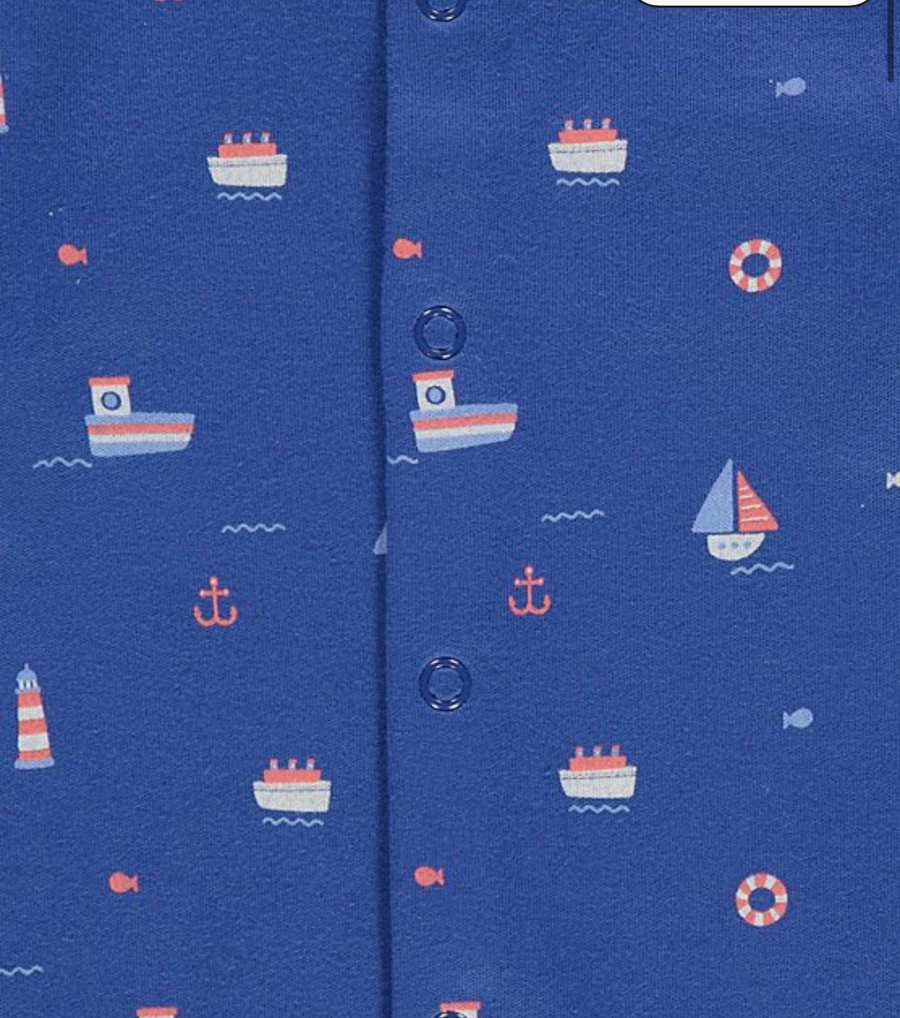 GEORGE ASSORTED SLEEPSUIT ROMPERS PACK OF 3