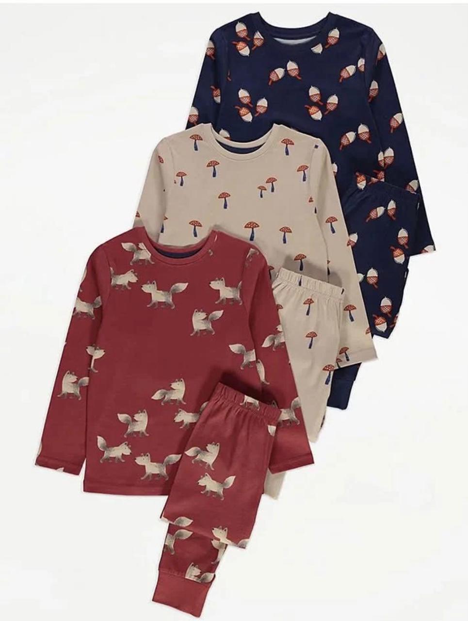 GEORGE COTTON PJ SET PACK OF 3