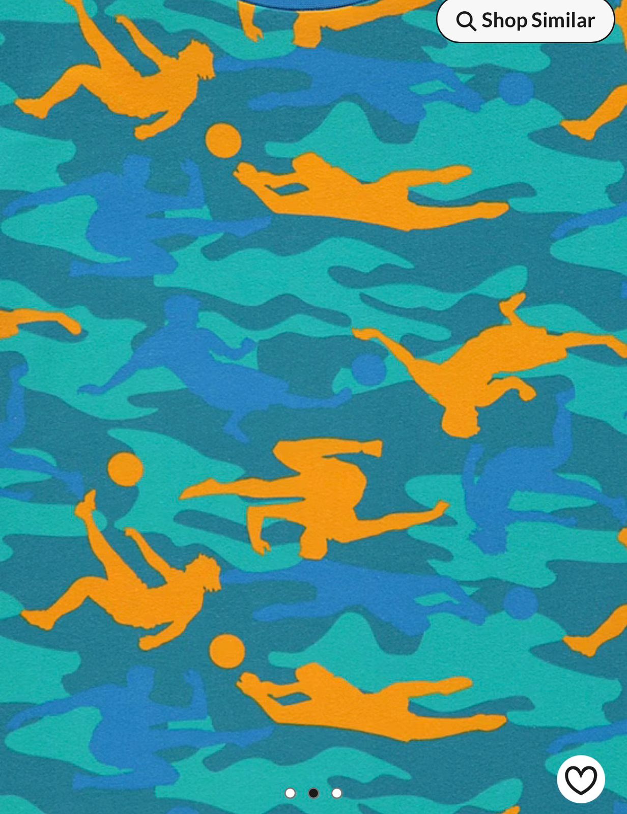 GEORGE TEAM FOOTBALL CAMOUFLAGE SHORT PJ SET