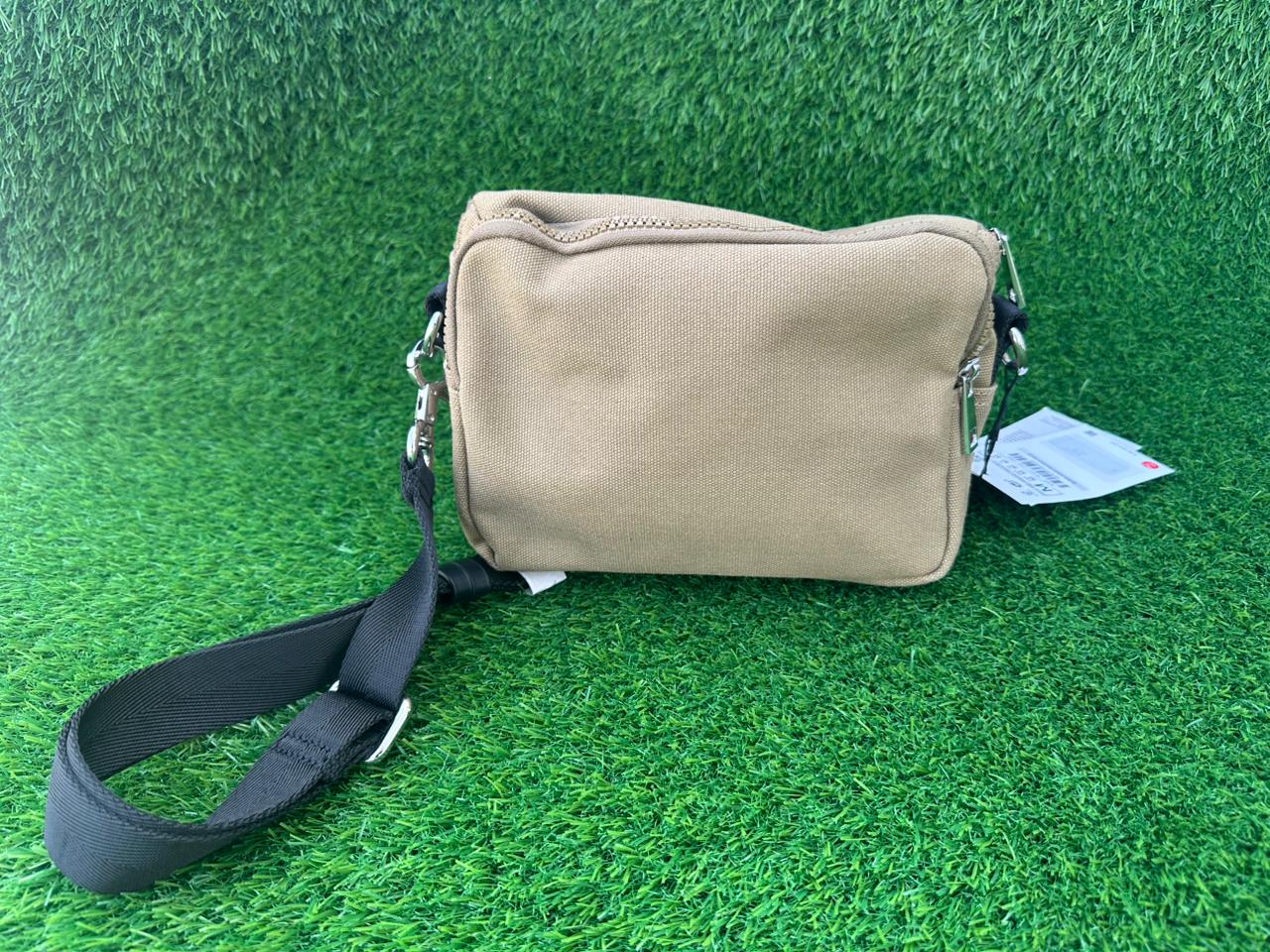 ZARA SMILY KHAKI/GREEN CANVAS CROSSBODY BAG