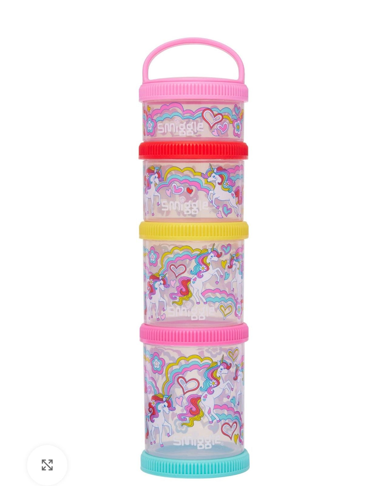 SMIGGLE SNAK & STACK CONTAINER SET OF 4