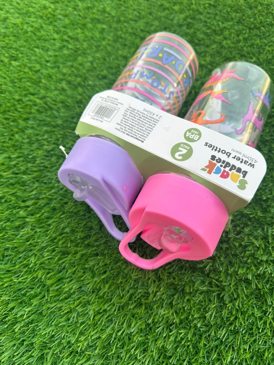 SANCK BUDDIES BPA FREE WATER BOTTLE PACK OF 2 430ML