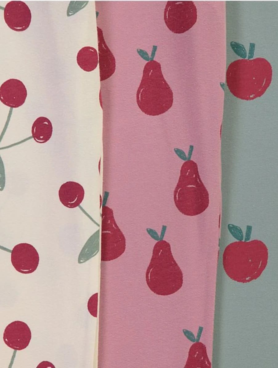 GEORGE FRUITY LONG SLEEVE PJ SET PACK OF 3
