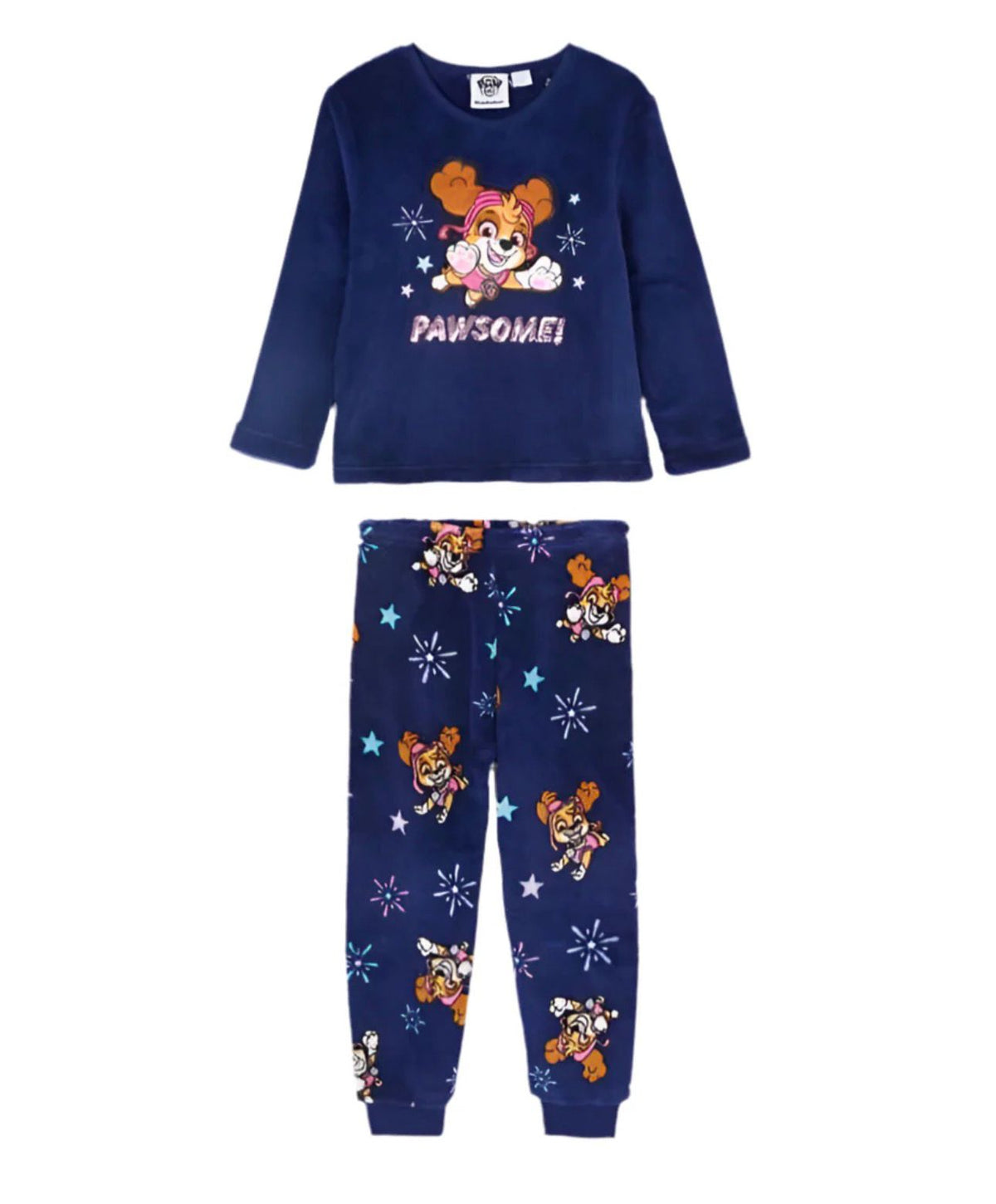 Primark Paw Patrol Fleece Long Sleeve Pyjama