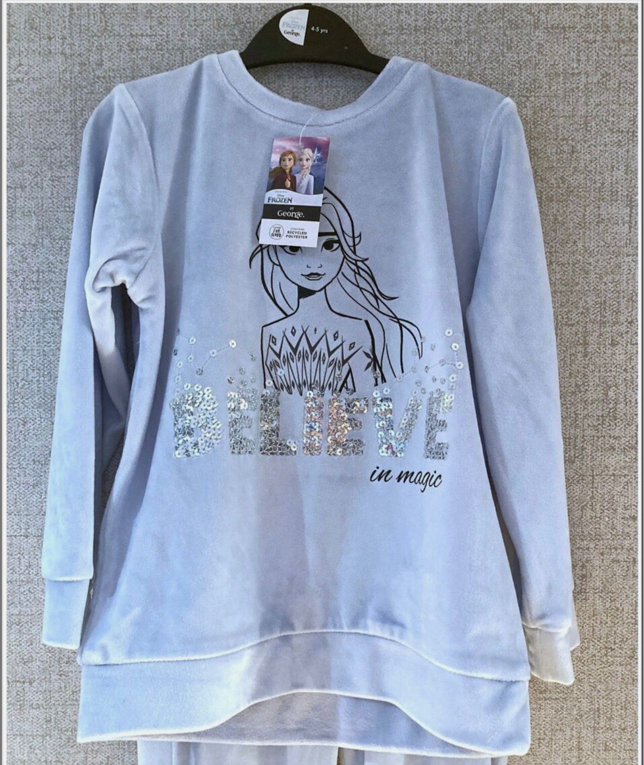 George Velvet Disney Frozen PJ Set