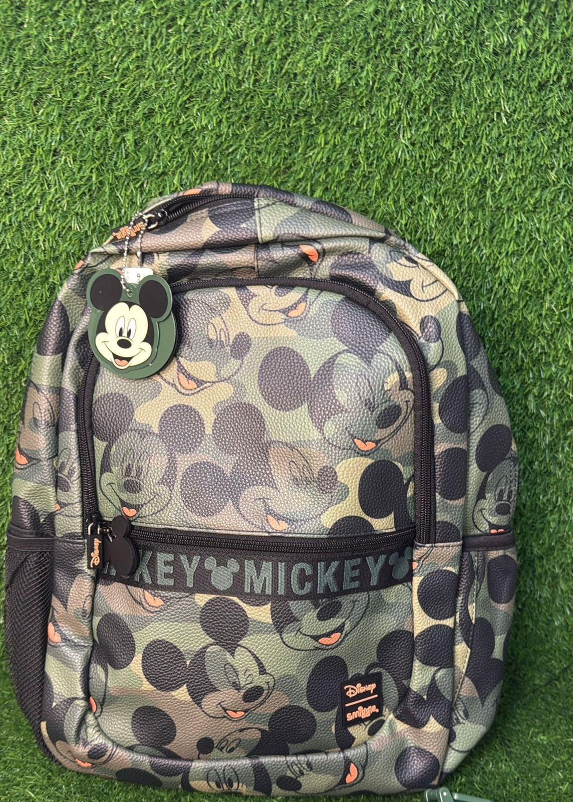 SMIGGLE GREEN MICKEY MOUSE CLASSIC BACKPACK