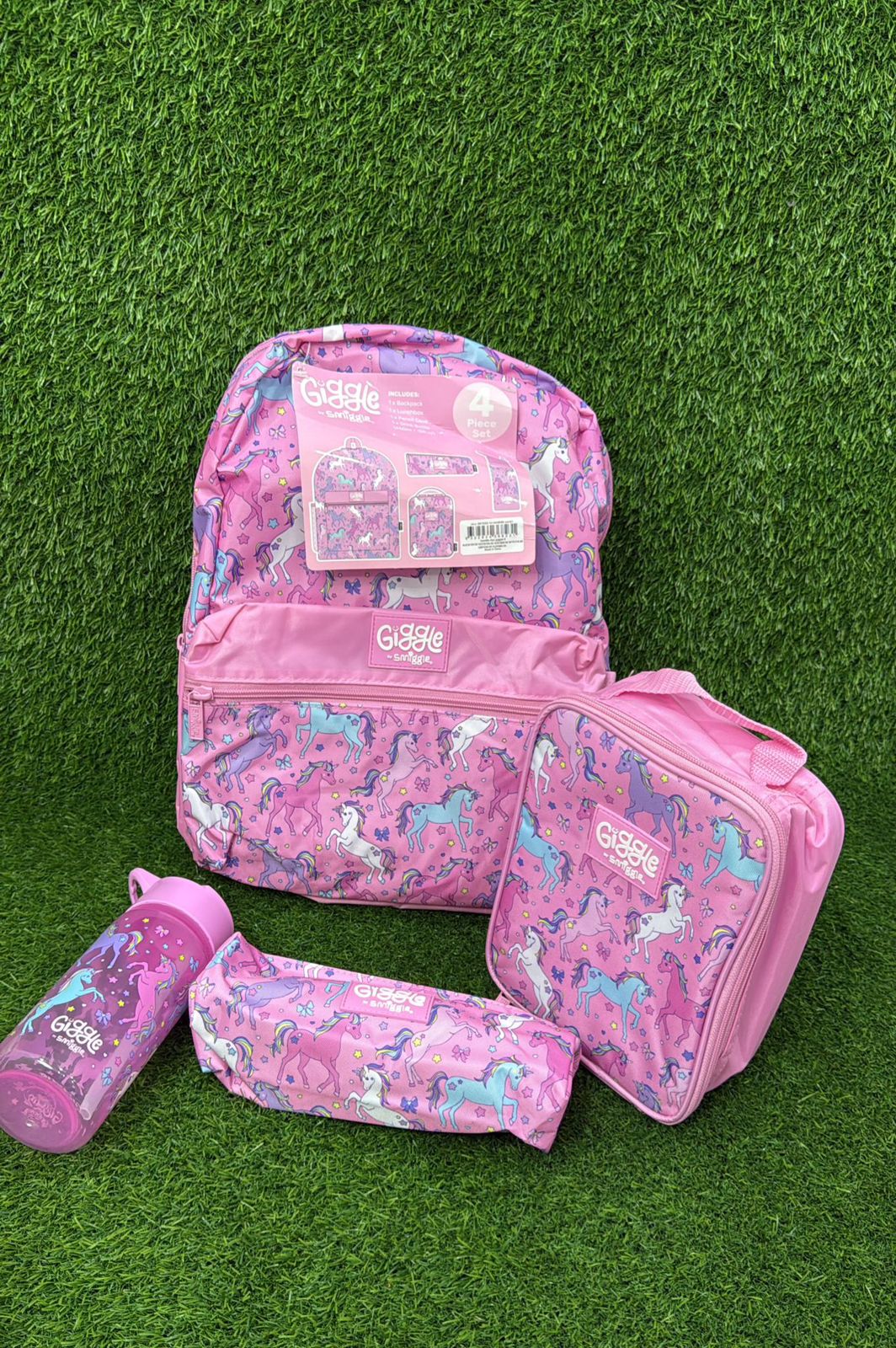 SMIGGLE GIGGLE PINK UNICORN 4 PIECE BUNDLE