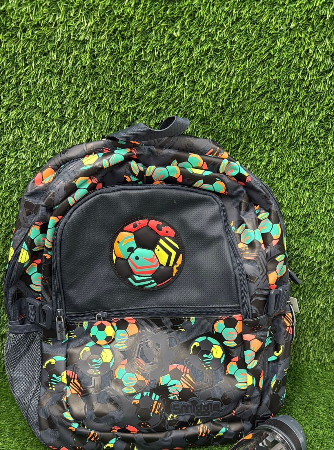 SMIGGLE COLOURED FOOTBALL BACKPACK