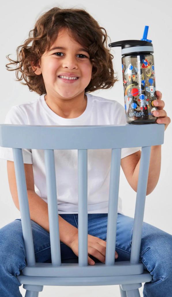 SMIGGLE SIPPER LETS PLAY JUNIOR BPA FREE WATER BOTTLE 440ML