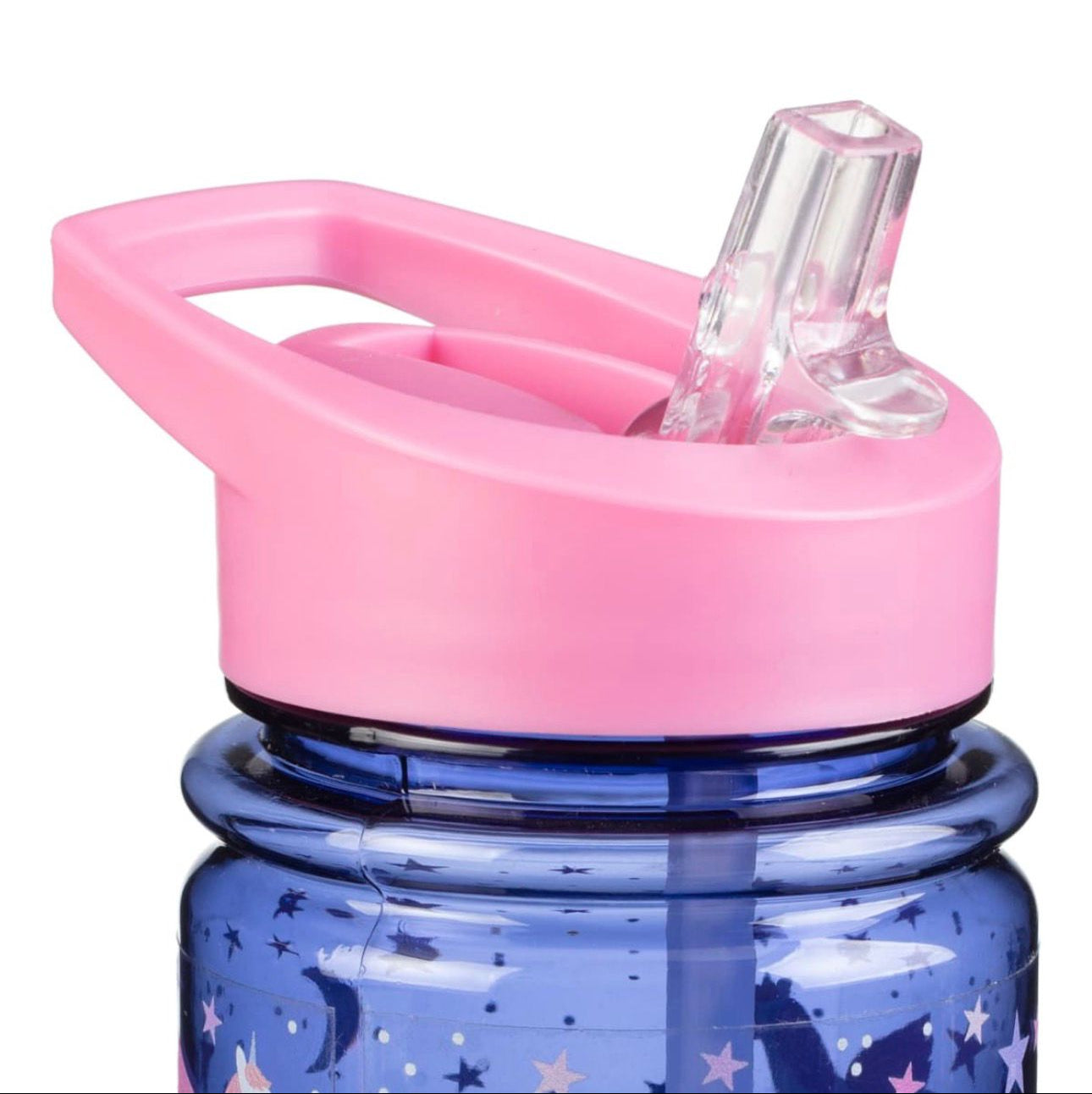 SMIGGLE SIPPER BLUE UNICORN BPA FREE WATER BOTTLE 440ML