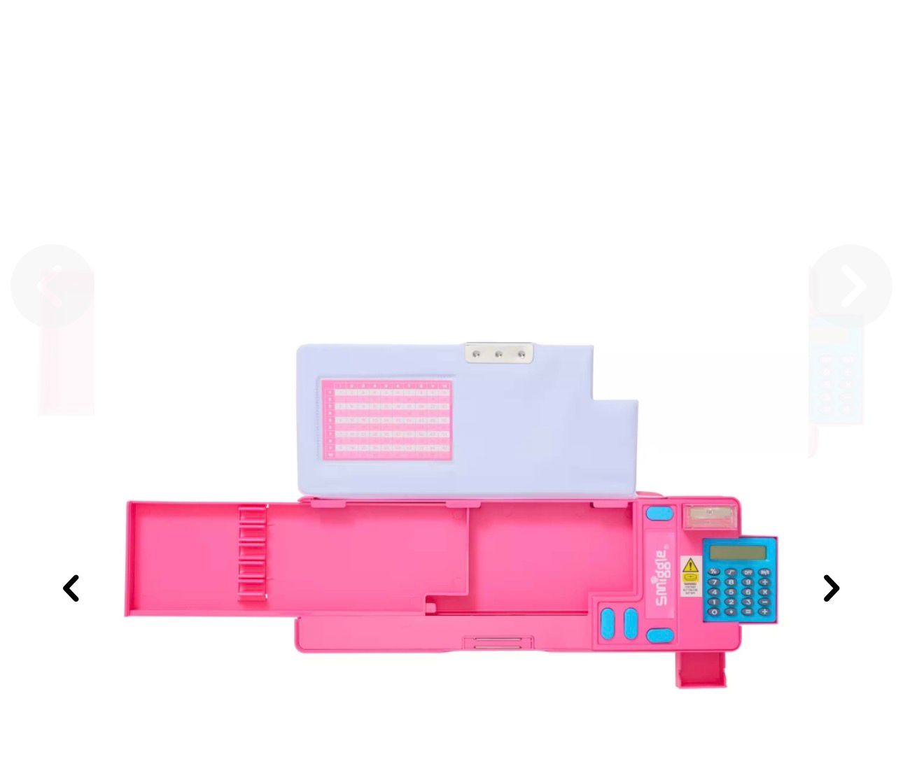 SMIGGLE SUMMER POP OUT PENCIL CASE WITH CALCULATOR