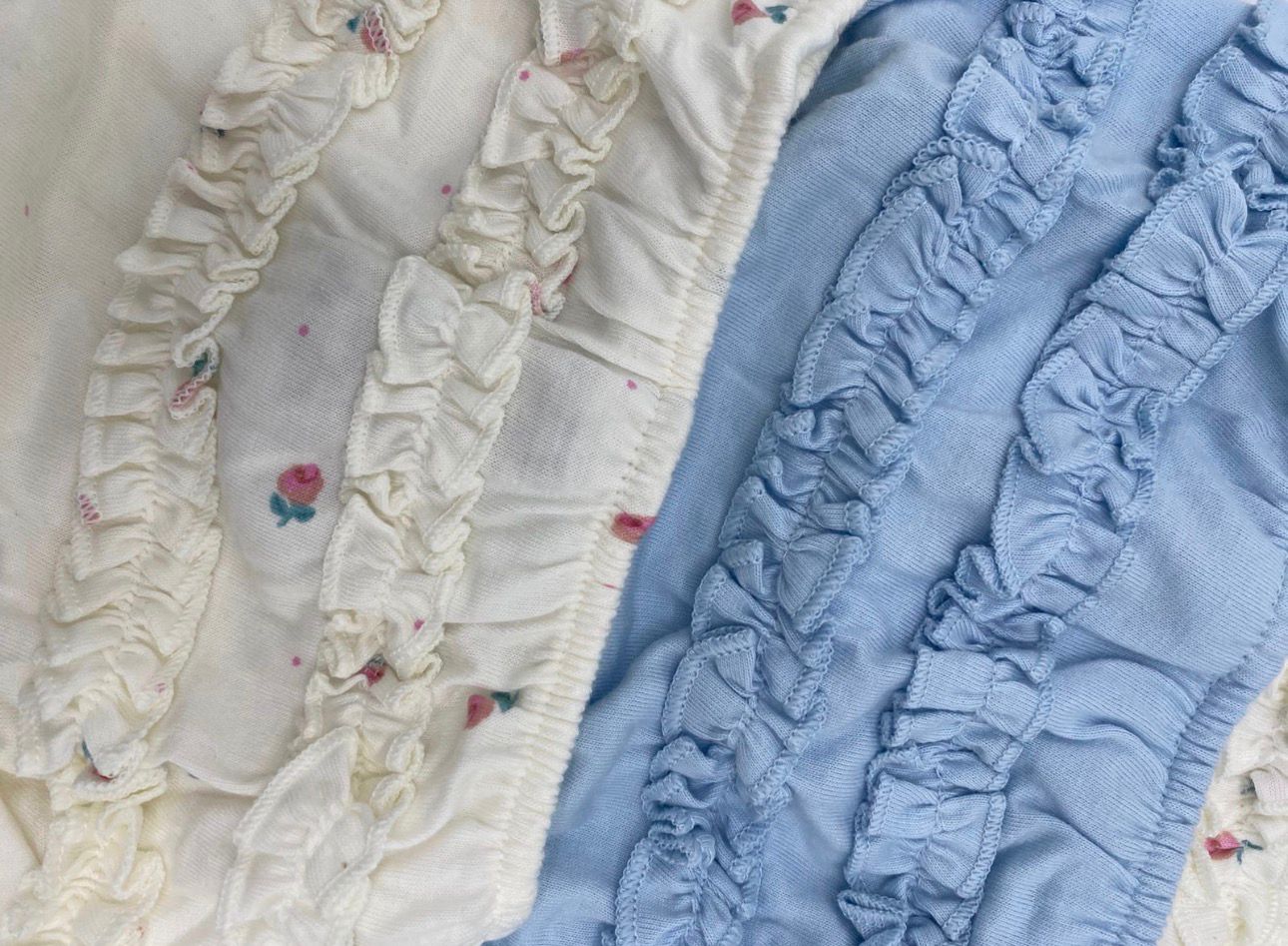 4PK PURE COTTON FRILLY KNICKERS