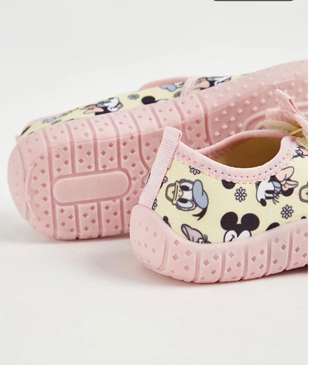 DISNEY MINNIE MOUSE YELLOW AQUA SHOES