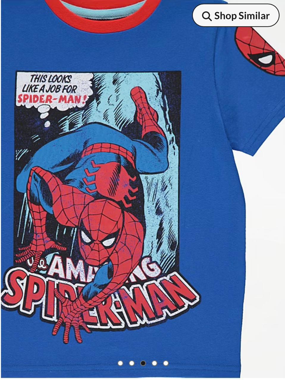 GEORGE MARVEL COMIC SUPERHERO T-SHIRTS PACK OF 3