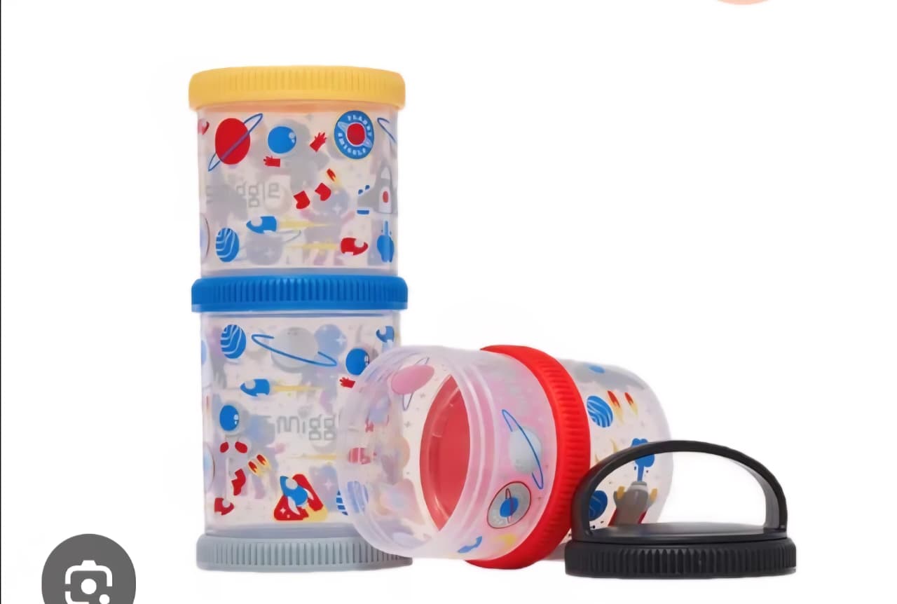 SMIGGLE SNAK & STACK CONTAINER SET OF 4