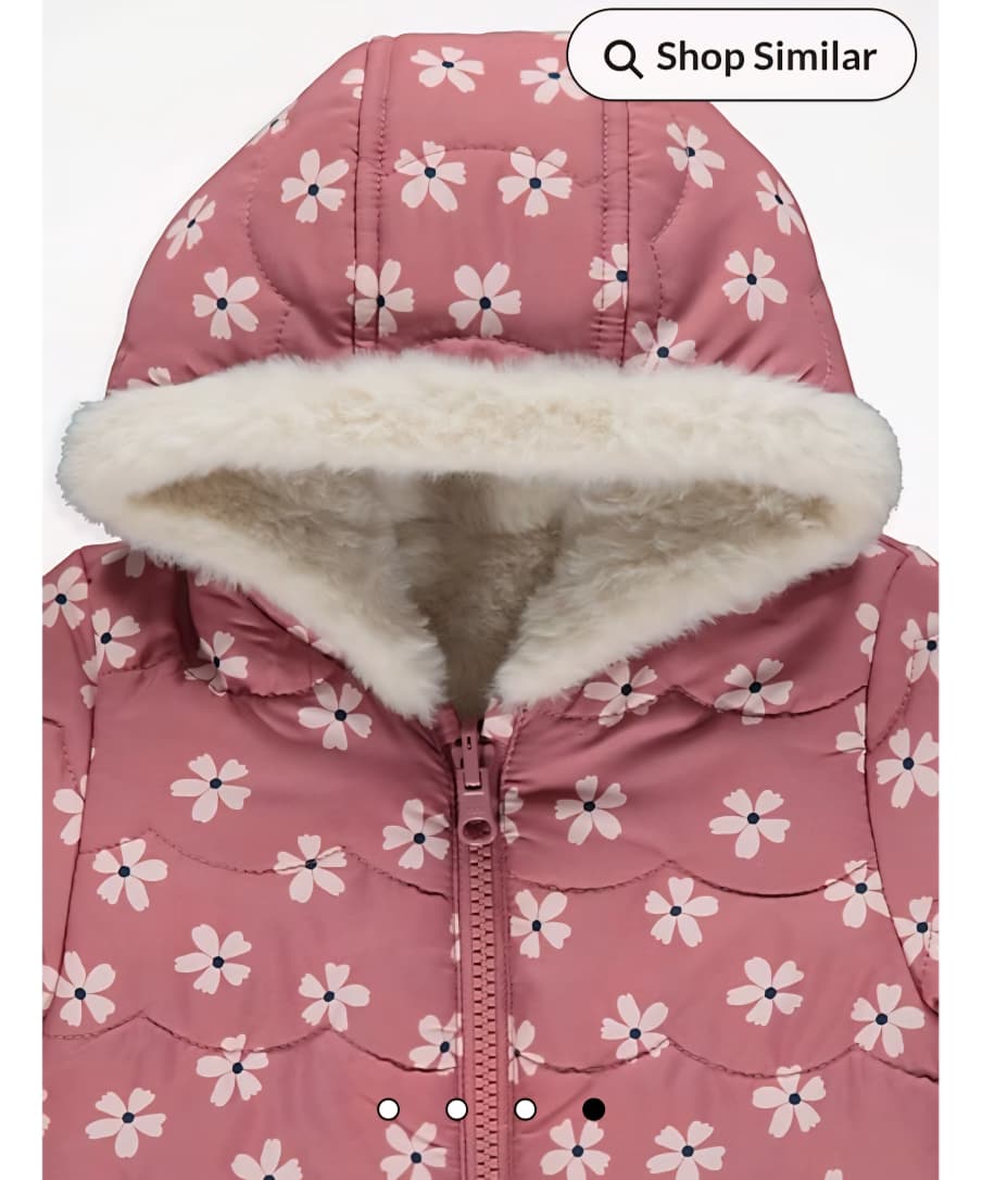 GEORGE PINK FLORAL REVERSIBLE JACKET