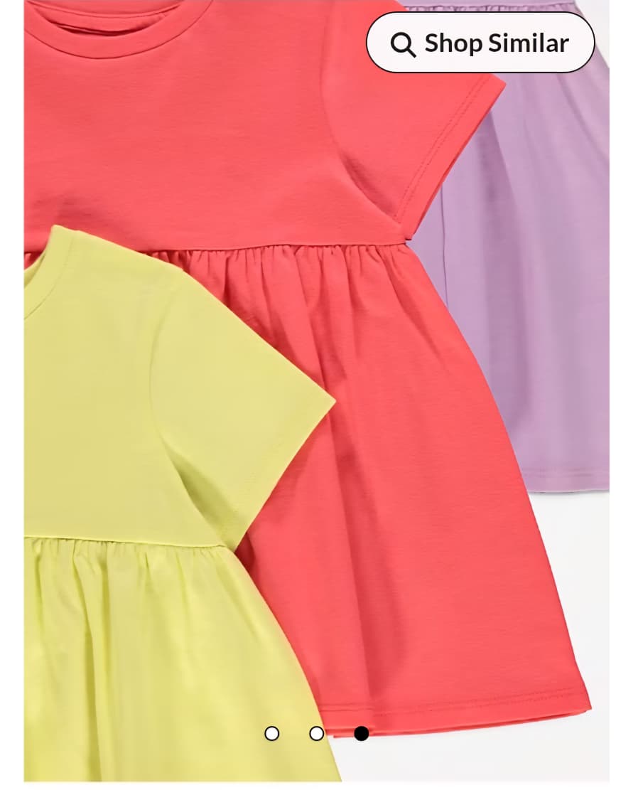 GEORGE BRIGHT EMPIRE TOPS PACK OF 3