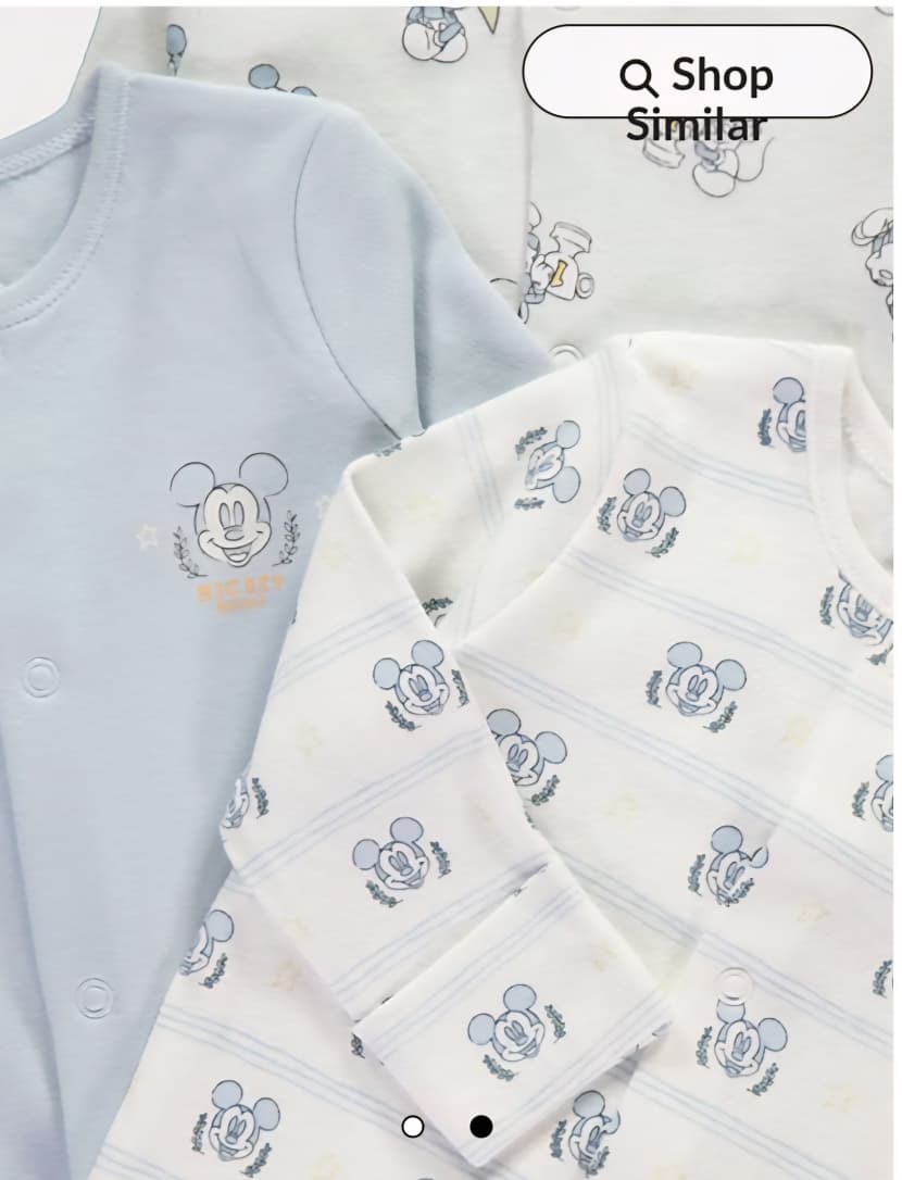 GEORGE DISNEY MICKY MOUSE SLEEP SUIT
