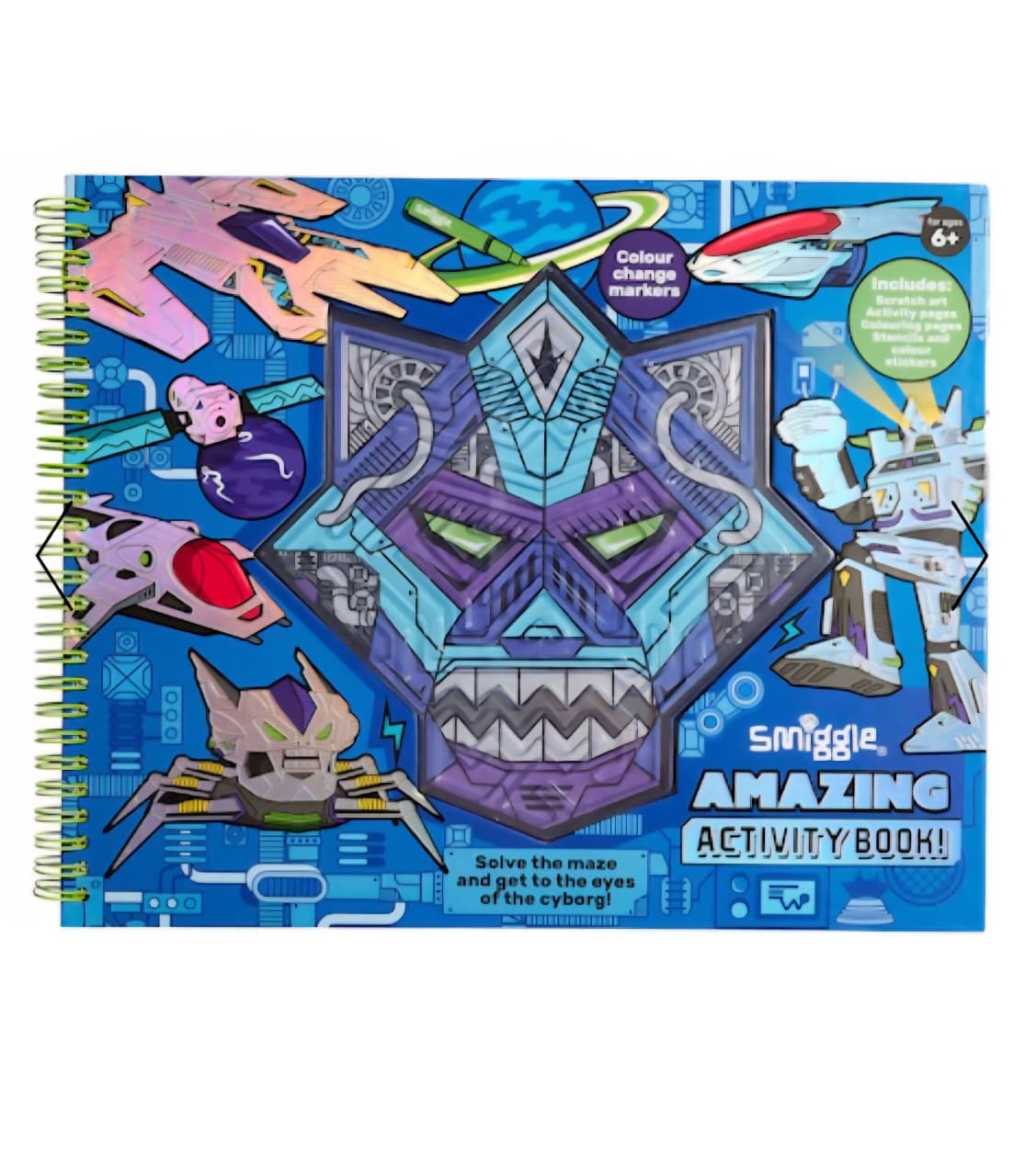 SMIGGLE AMAZING ACTIVITY BOOK WITH COLOR CHANGE PARKERS