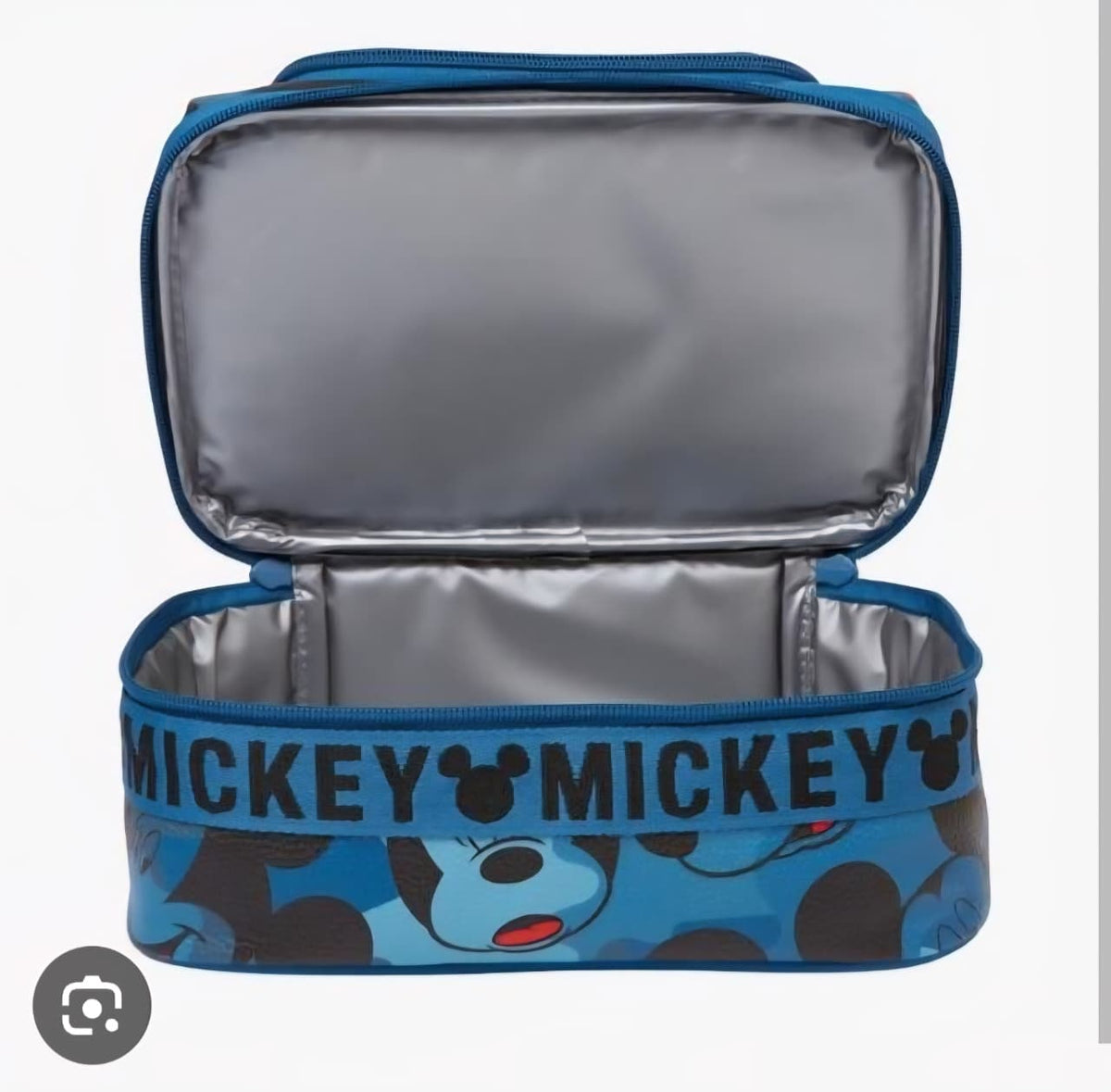 SMIGGLE MICKY MOUSE BLUE DOUBLE DECKER LUNCH BAG