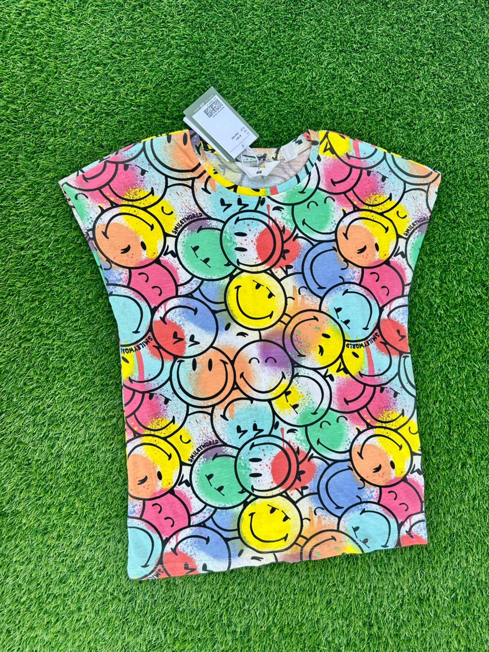 H&M SMILLY WORLD TOP