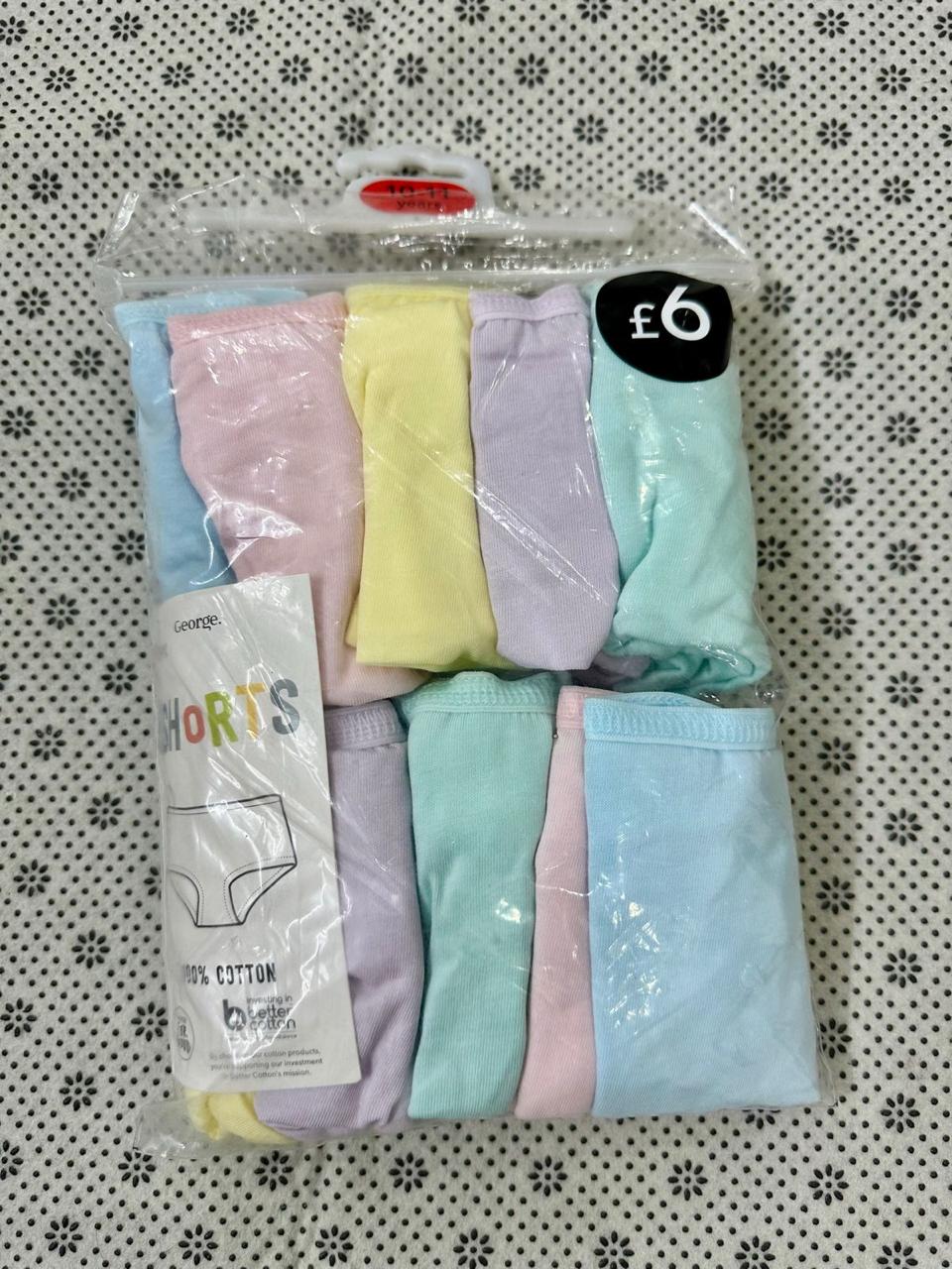 GEORGE BRIEFS KNICKERS UNDERWEAR PACK OF 10