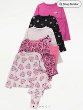 GEORGE COTTON PJ SET PACK OF 5