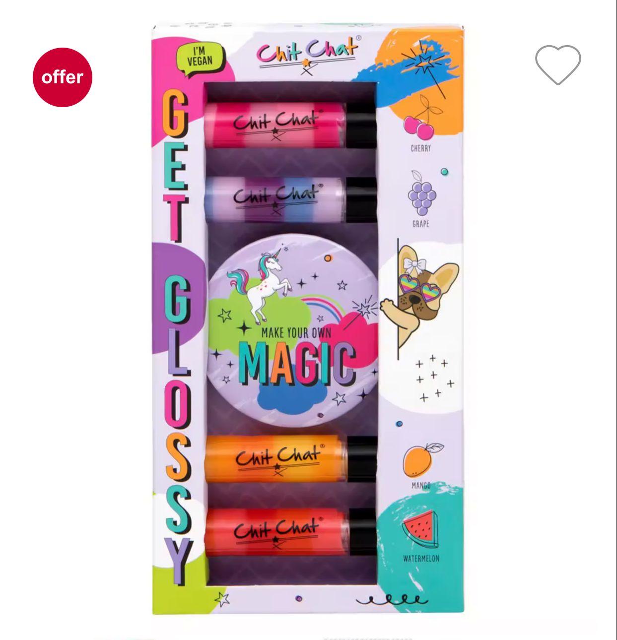 Get Glossy Chit Chat Pack Of 4