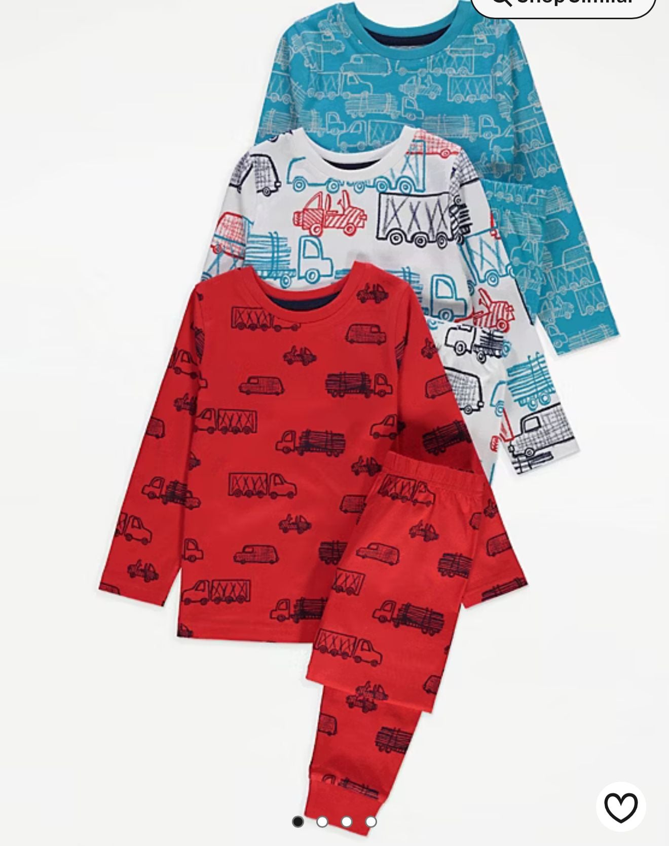 GEORGE COTTON PJ SET PACK OF 3