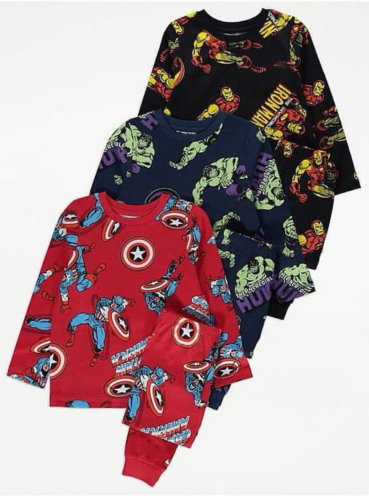 GEORGE  COTTON PJ SET PACK OF 3