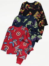 GEORGE  COTTON PJ SET PACK OF 3