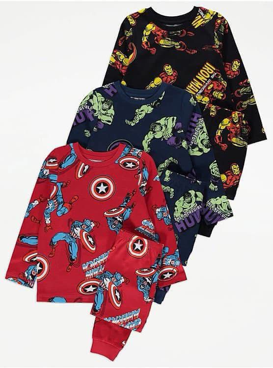GEORGE  COTTON PJ SET PACK OF 3