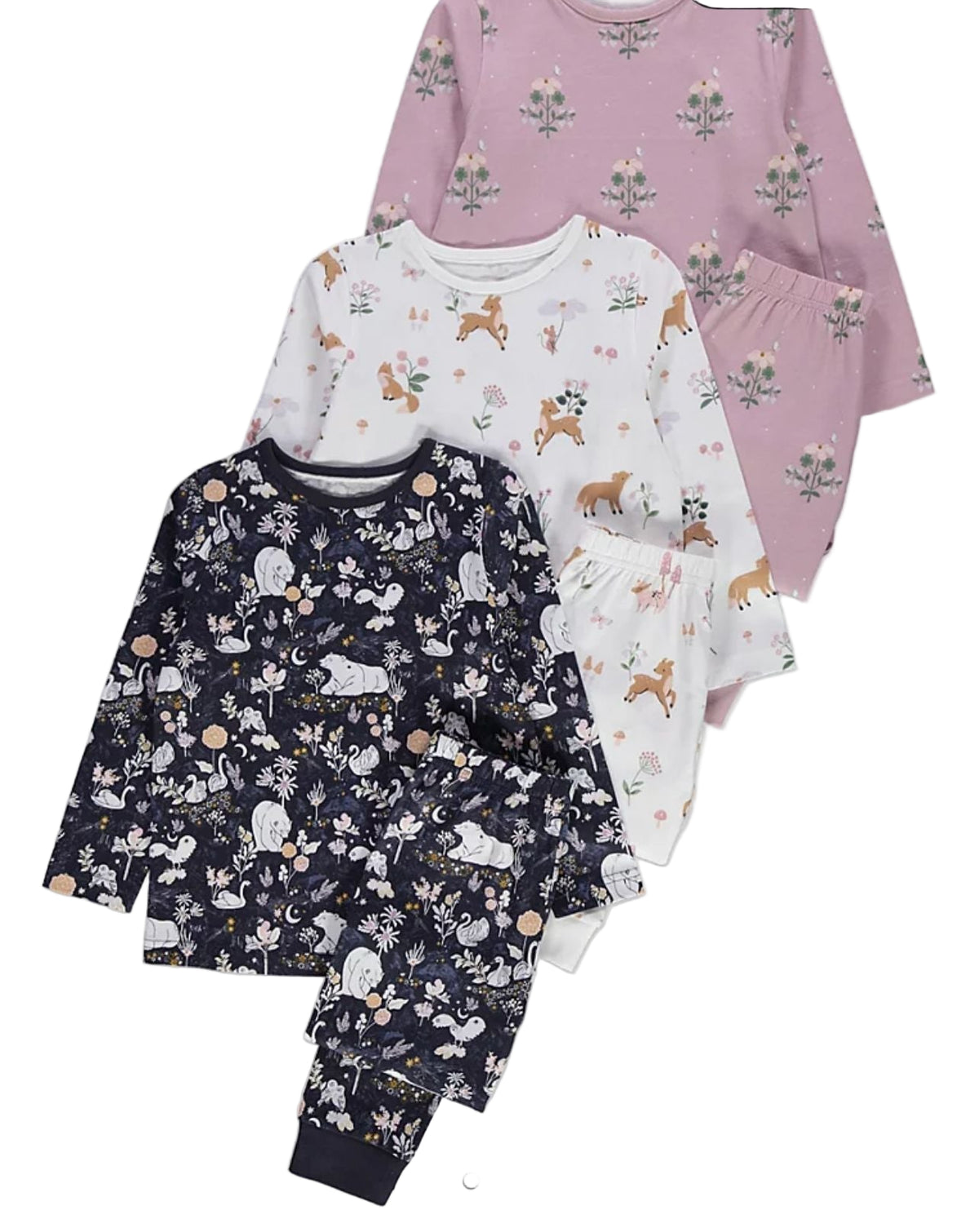GEORGE COTTON PJ SET PACK OF 3