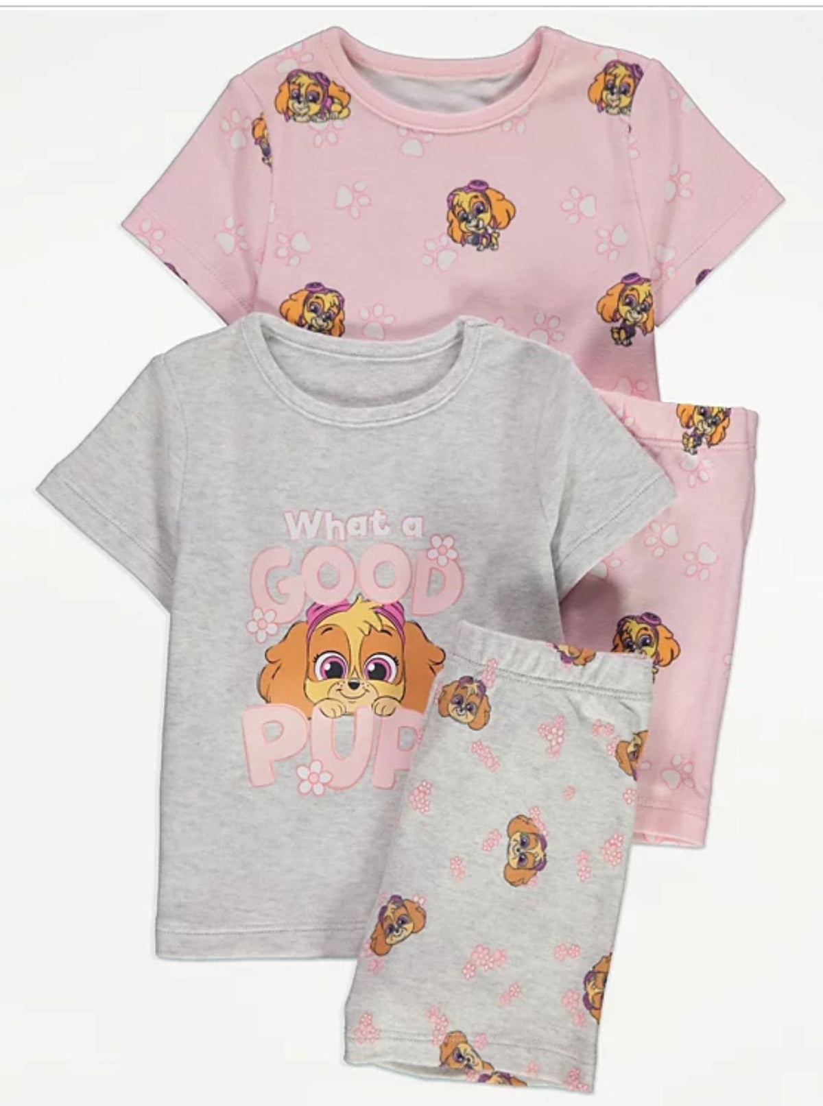 GEORGE PAW PATROL GOOD PUP SHORT PJ SET PACK OF 2