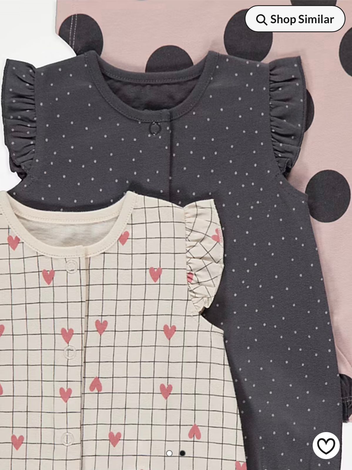 GEORGE FRILL ROMPER SET PACK OF 3