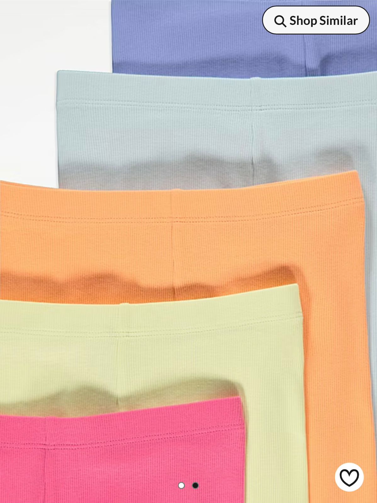 GEORGE GIRLS LEGGINGS PACK OF 5