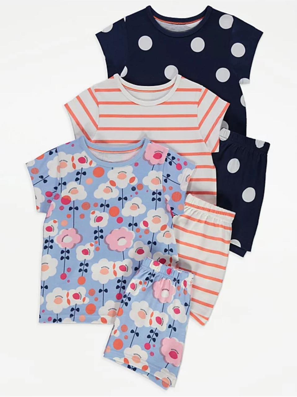 GEORGE SHORT PJ SET PACK OF 3