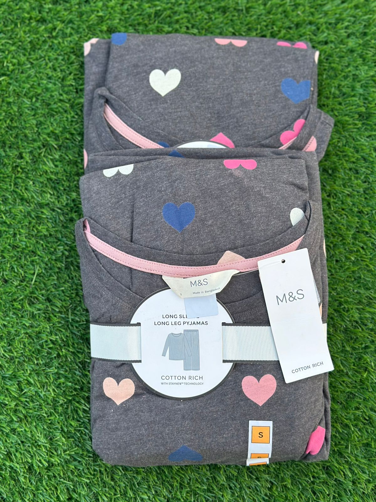 M&S LONG SLEEVES LONG LEG PJ SET