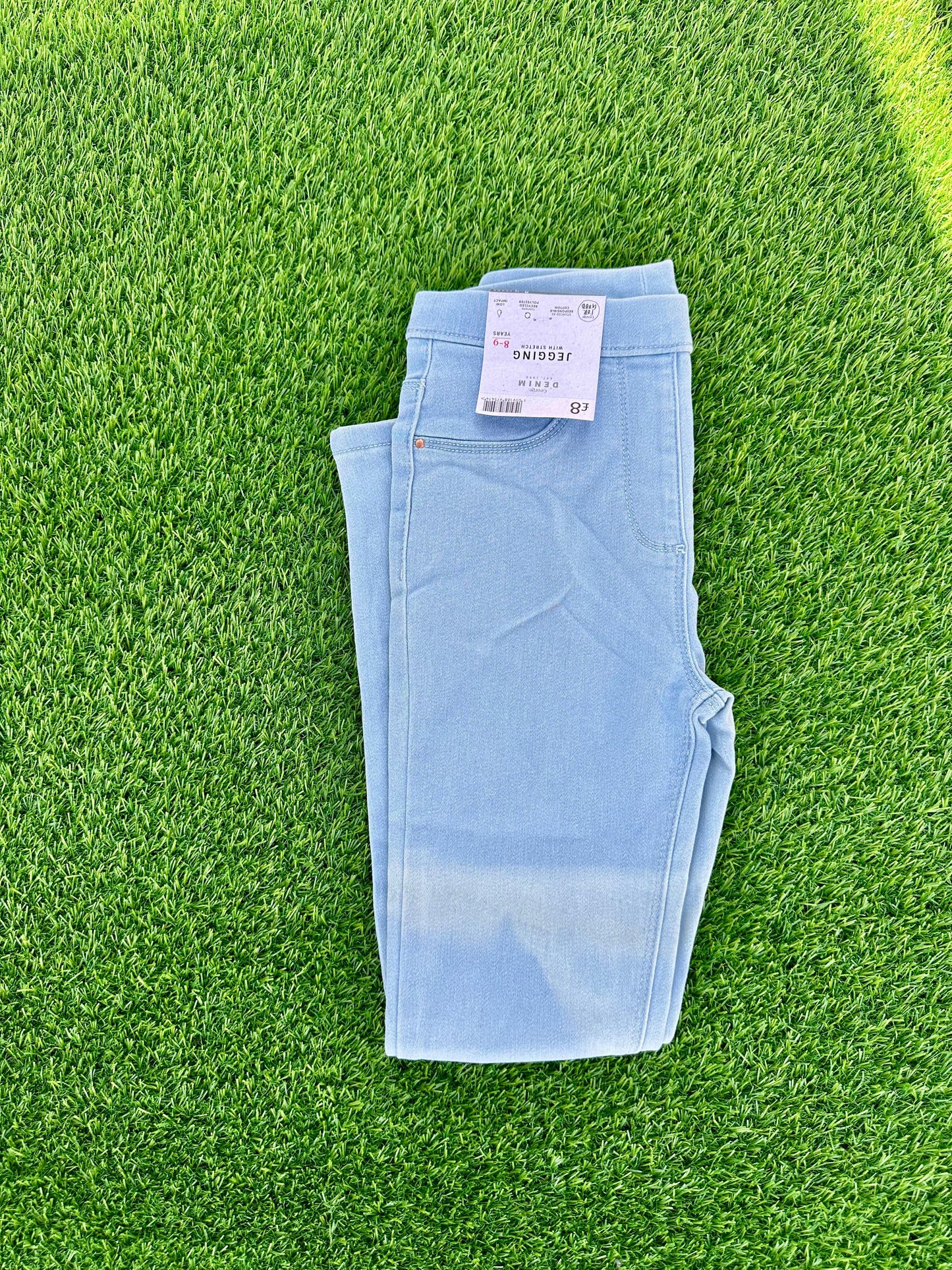 GEORGE LIGHT BLUE DENIM JEGGINGS
