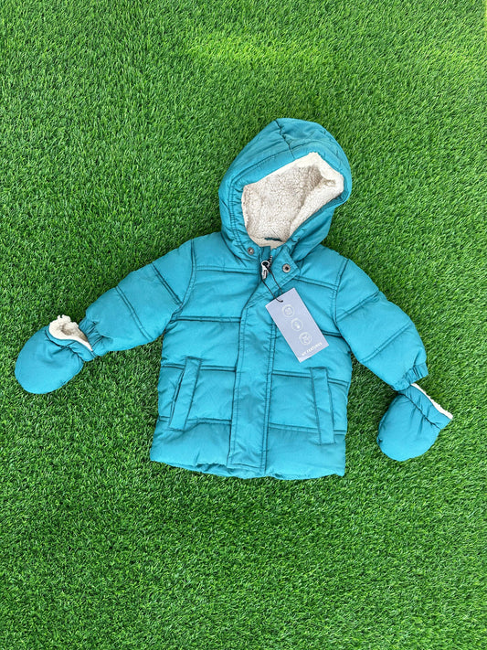 BORG KINED ZIP THROUGH JACKET