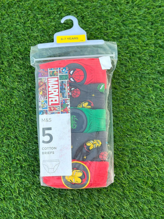 M&S MARVEL COTTON BRIEFS