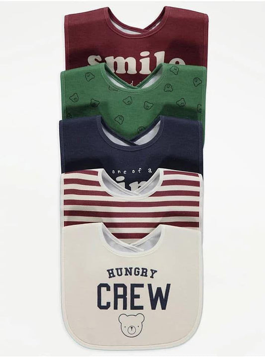 HUNGER CREW BIBS PACK OF 5