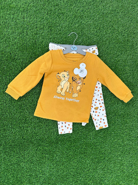 DISNEY THE LOIN KING BABY WARM PJ SET