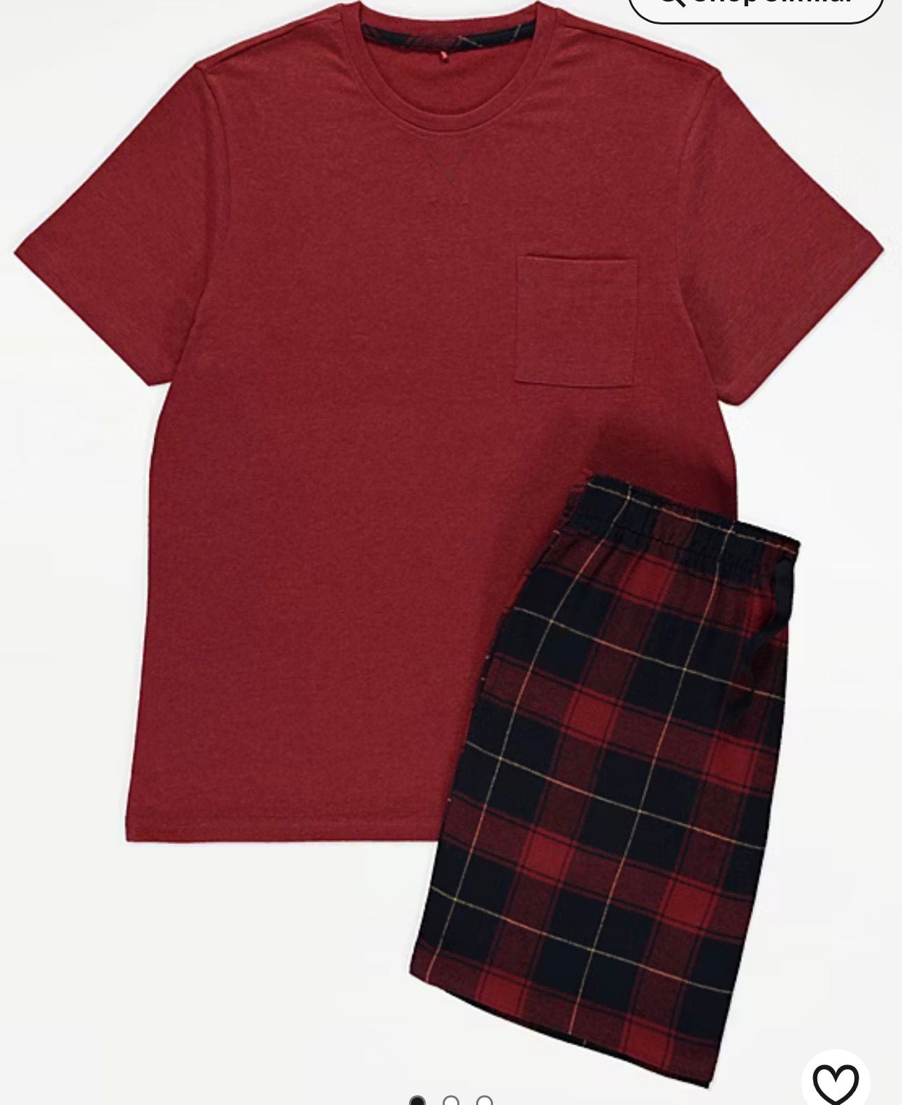 GEORGE LOUNGEWEAR SHORT SLEEVE SHORT LEG PJ SET