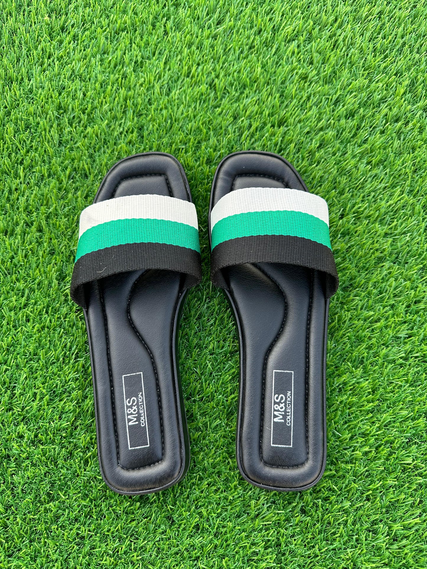 M&S PRINTED FLAT BAND STRAP SLIDERS