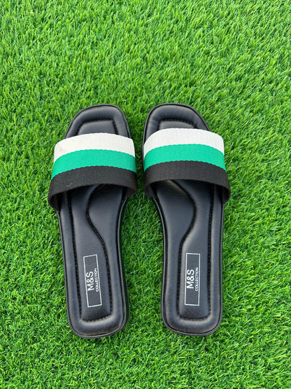 M&S PRINTED FLAT BAND STRAP SLIDERS
